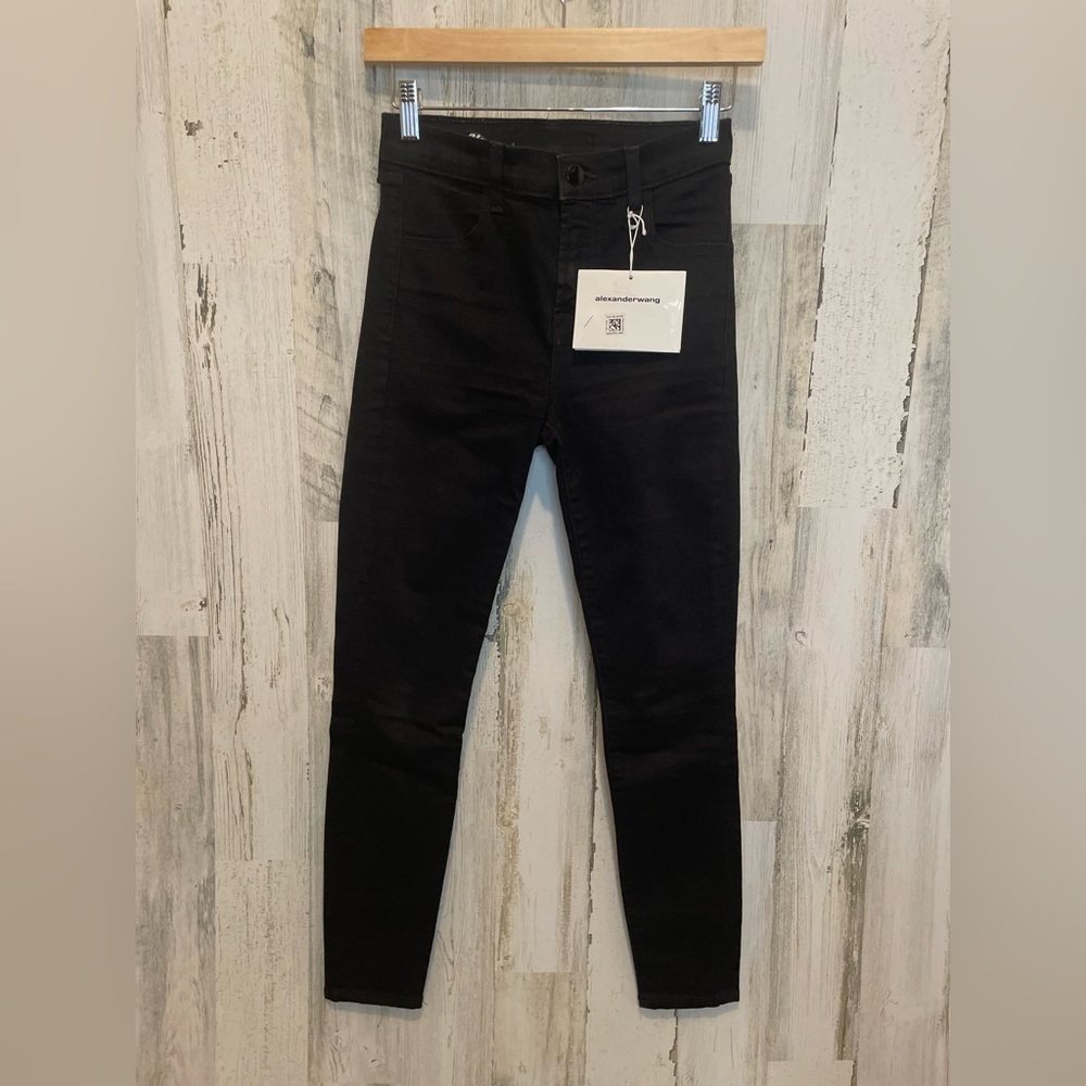 Alexander Wang Mid Rise Black Skinny‎ Jeans- Size 24 NWT